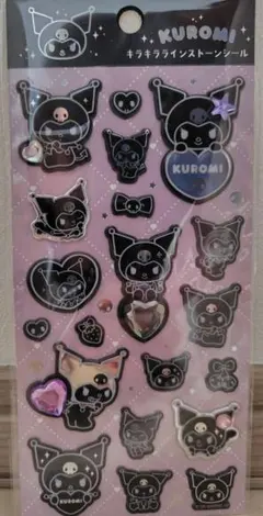 KUROMI クロミ サンリオ キラキララインストーン シール