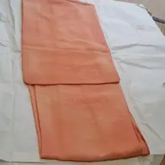 単衣着物単品　オレンジ　リメイク•お稽古用などのサムネイル