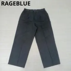 RAGEBLUE レイジブルー　ワイドパンツ　スラックスパンツ　黒　Mのサムネイル