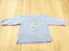 プティマインpetit main 飛行機柄カットソー　トップス