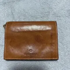 IL BISONTE 二つ折り財布 レザー ブラウン