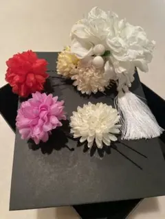 花飾りセット 4点 タッセル付き