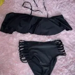 オフショルビキニ ブラック 水着 Lサイズ