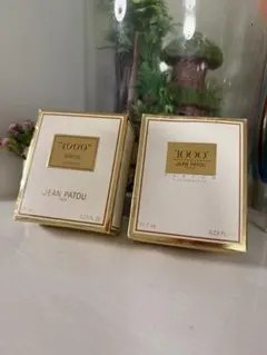 希少 未開封 JEAN PATOU 1000 PARFUM 7ml 2点セットのサムネイル