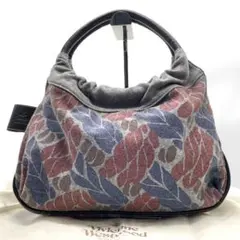 未使用級　希少　Vivienne Westwood　ハンドバッグ　ウール　レザー
