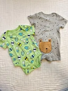 Baby GAP ロンパース　半袖　セット　60 おしり　くま