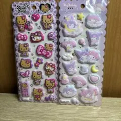 《106》正規品　サンリオ　もちもちマシュマロシール　日焼けキティ クロミ