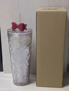 スターバックス　コールドカップタンブラー　リボン　新品未使用