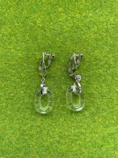 <handmade>クリアイヤリング