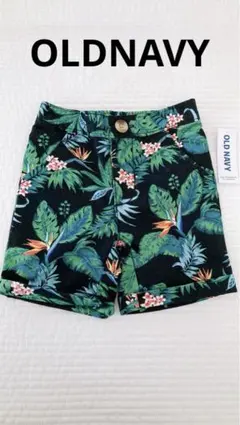短パン　ハーフパンツ　ズボン　デニム　アロハ柄　ハワイ　オールドネイビーのサムネイル