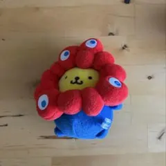 ミャクミャク サンリオコラボ カラビナ付ぬいぐるみ ポムポムプリン