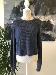 ROPÉ 長袖ニット　ブルー