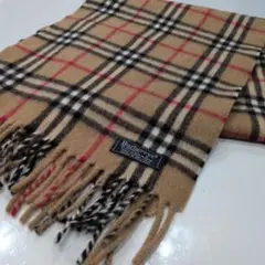 BURBERRY カシミヤ100% ノバチェックマフラー