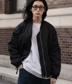 WYM DETACHABLE NYLON GABA FLIGHT BLOUSON