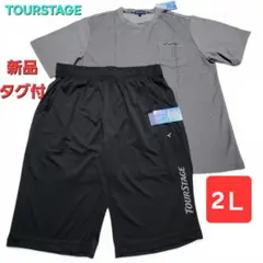 新品 TOURSTAGE ゴルフ上下セット LL　速乾のサムネイル
