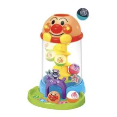 【美品、動作確認済】アンパンマン 光る にぎって!おとして!くるコロタワー