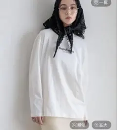 【LOWRYS FARM】プリントロゴTシャツLS