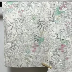 b968 正絹　袷　小紋　着物