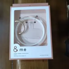 & me スマートフォン用ハンドストラップ クリア