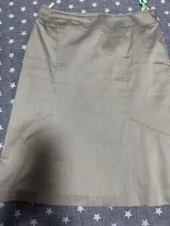 最終値下げ自由区台形スカートベージュのサムネイル