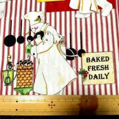 スノーマンベーカリー柄165cm Quilting Treasures