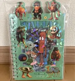 【大量のシール付！！】イタリアンブレインロットシール付ノート　キラキラ表紙版