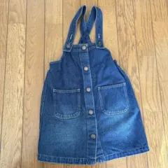 ブランシェス　branshes ジャンパースカート　ワンピース　デニム　110