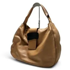 MaxMara マックスマーラ レザー ワンショルダーバッグ キャメル 大容量
