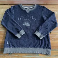 rulezpeeps コットン　インディゴ　トレーナー