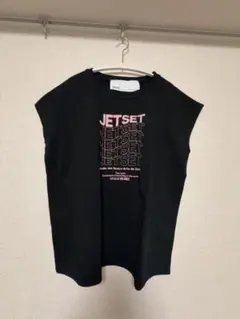 TICCA JETSET プリントTシャツ 半袖 ブラックのサムネイル