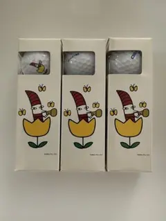 ちちんぷいぷいキャラクターゴルフボール 3個セット