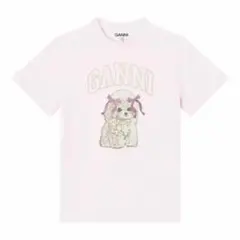 完売 GANNI Basic Cotton Jersey T-shirt ドッグのサムネイル