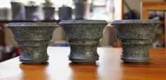 手作植木鉢 陶器鉢 塊根植物 アガべ Lサイズ 口径15cm A-932 - メルカリ