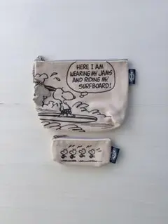 【新品未使用】スヌーピーポーチ　印鑑ケースセット