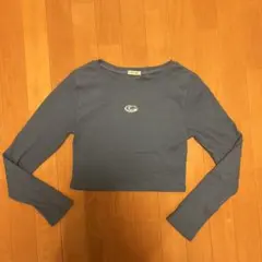 INGNI ブルー ショート丈 トップス