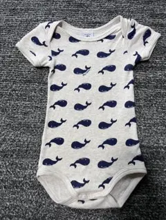 PETIT BATEAU クジラ柄ロンパース 6m