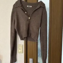 トップス nknit raccoon mix skipper KNIT brown 2 2026年最新】raccoon mix skipperの人気アイテム - メルカリ