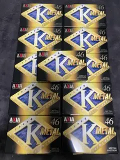 新品　AXIA K METAL TYPE 4 カセットテープ 46 11本セット