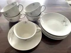 ティーカップ・ソーサー　5個セット