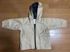 子供服 フード付きベージュジャケット