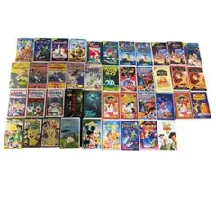 【メ0903-12】ディズニー ジブリ ドラえもん VHS まとめ売り 42本