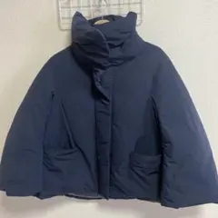 Sサイズ　UNIQLO ネイビー ハイブリッドダウンジャケット ➕J