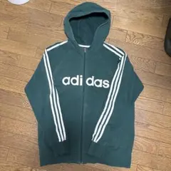 adidas ダークグリーン トラックジャケット