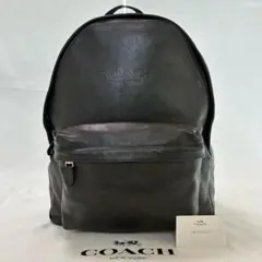 美品✨コーチ COACH リュック バックパック レザー チャールズ コーチ COACH レザー バックパック チャールズ ロゴ型押し