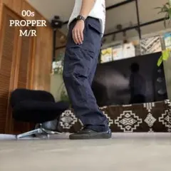 極太 プロッパー BDUカーゴパンツ リップストップ ネイビー M/R