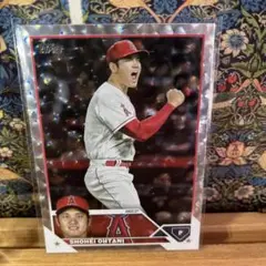 大谷翔平カード　topps 2023 リフラクター　ICE フォイル