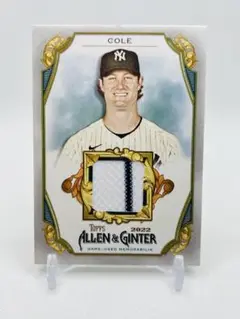 *難あり 2022 Topps Ginter 実使用ジャージ ゲリット・コール