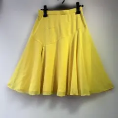 No.4601★定2.2万円 【チャコット】L イエロー スカート★社交ダンス