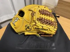 ロベンクス　イエロー レザー 軟式オーダーグローブ 内野用　収納袋付き ロベンクス イエロー レザー 軟式オーダーグローブ 内野用 収納