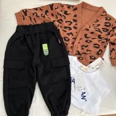 【タグ付き未使用】韓国子ども服セットアップ　90